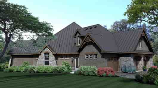 Cottage, Craftsman, Tuscan House Plan 65869 with 3 Beds, 3 Baths, 3 Car Garage Picture 8