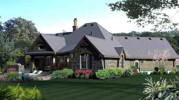 Craftsman, Tuscan House Plan 65871 with 3 Beds, 3 Baths, 2 Car Garage Picture 18