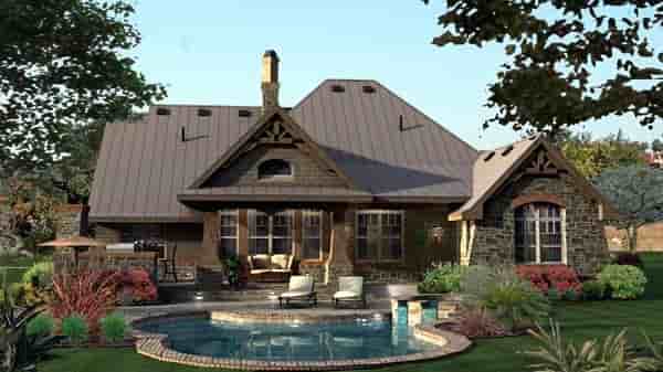 Craftsman, Tuscan House Plan 65871 with 3 Beds, 3 Baths, 2 Car Garage Picture 19
