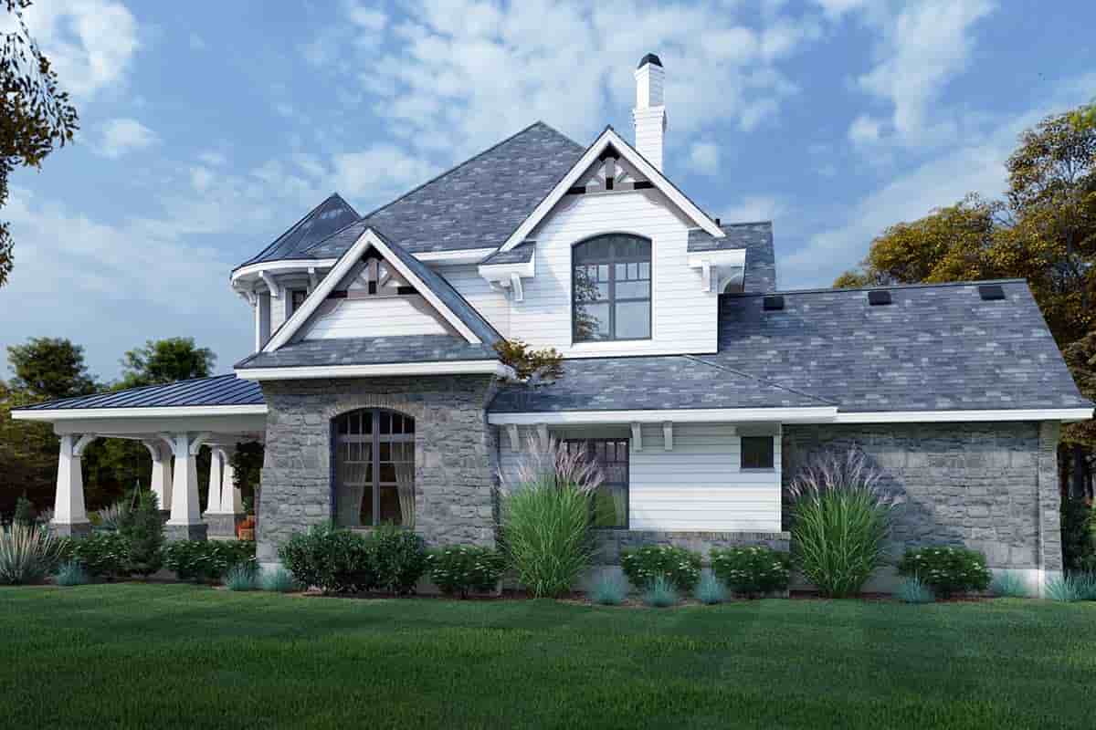 Cottage, Craftsman, European, Tuscan House Plan 65872 with 4 Beds, 4 Baths, 3 Car Garage Picture 1