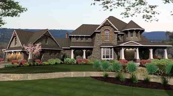 Cottage, Craftsman, European, Tuscan House Plan 65872 with 4 Beds, 4 Baths, 3 Car Garage Picture 15