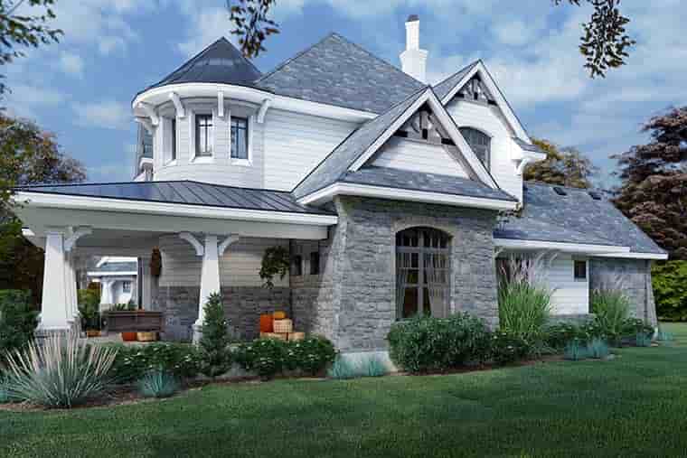 Cottage, Craftsman, European, Tuscan House Plan 65872 with 4 Beds, 4 Baths, 3 Car Garage Picture 5