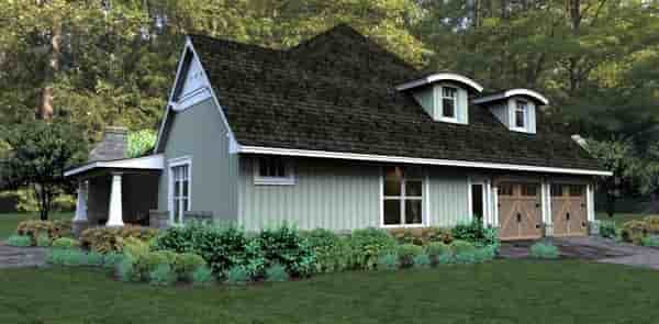 Bungalow, Cottage, Country, Tuscan House Plan 65875 with 3 Beds, 3 Baths, 2 Car Garage Picture 6