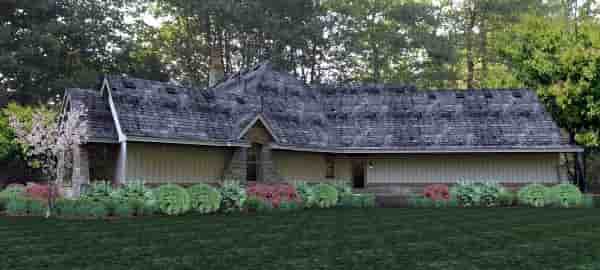 Cottage, Craftsman, Tuscan House Plan 65877 with 3 Beds, 3 Baths, 3 Car Garage Picture 7