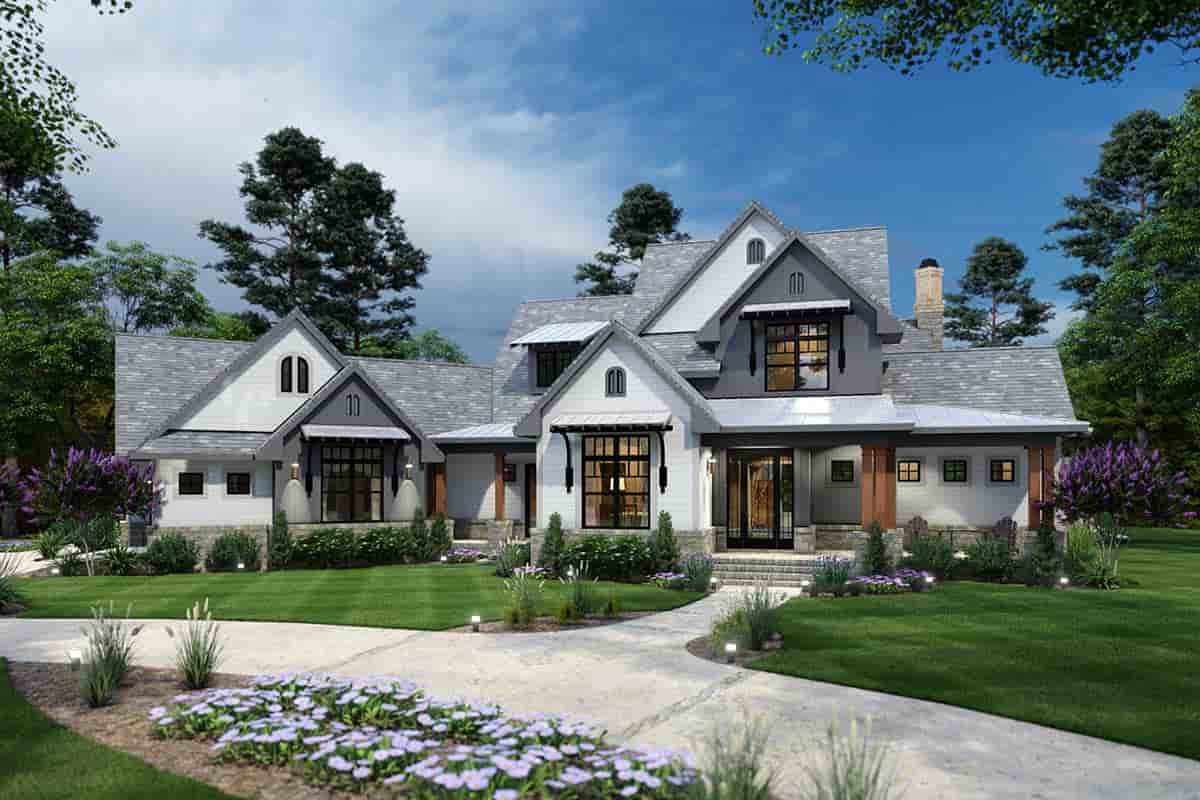 Country, Farmhouse, Traditional House Plan 65879 with 3 Beds, 3 Baths, 3 Car Garage Picture 1