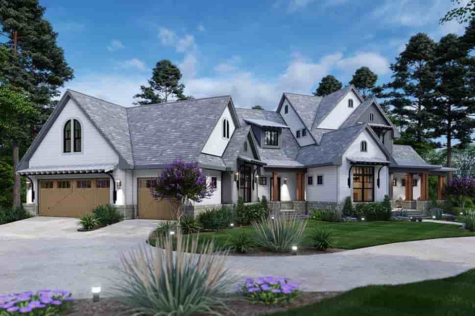 Country, Farmhouse, Traditional House Plan 65879 with 3 Beds, 3 Baths, 3 Car Garage Picture 3
