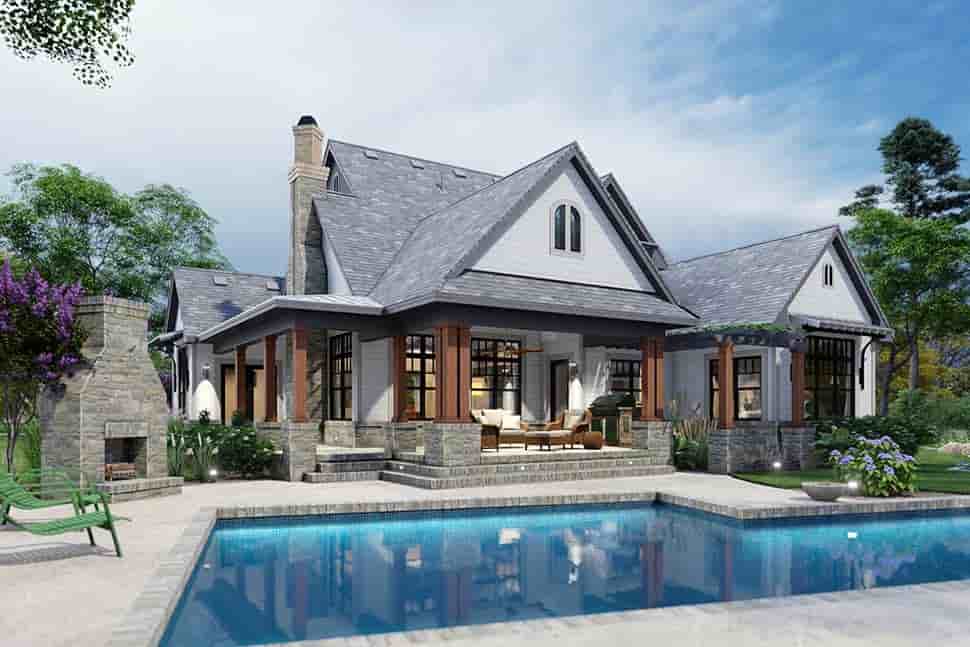 Country, Farmhouse, Traditional House Plan 65879 with 3 Beds, 3 Baths, 3 Car Garage Picture 7