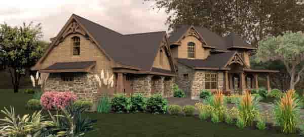 Craftsman, Tuscan House Plan 65880 with 4 Beds, 4 Baths, 3 Car Garage Picture 7