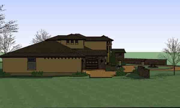 Italian, Mediterranean, Traditional House Plan 65882 with 5 Beds, 6 Baths, 3 Car Garage Picture 1