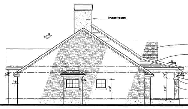 Colonial, Traditional House Plan 65894 with 3 Beds, 2 Baths, 2 Car Garage Picture 1