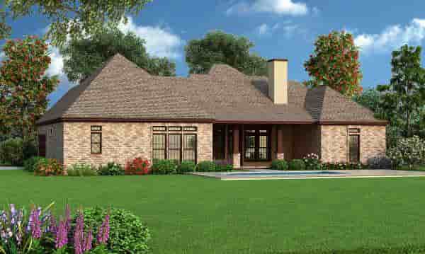 Traditional House Plan 65971 with 3 Beds, 4 Baths, 2 Car Garage Picture 2