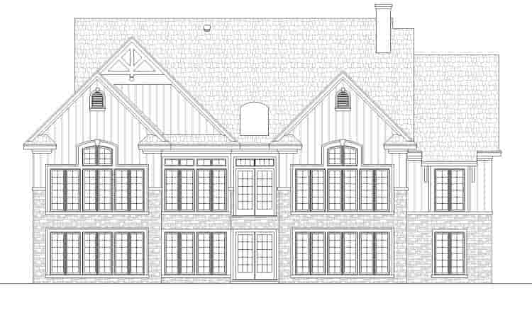 Traditional House Plan 65974 with 4 Beds, 3 Baths, 2 Car Garage Picture 4