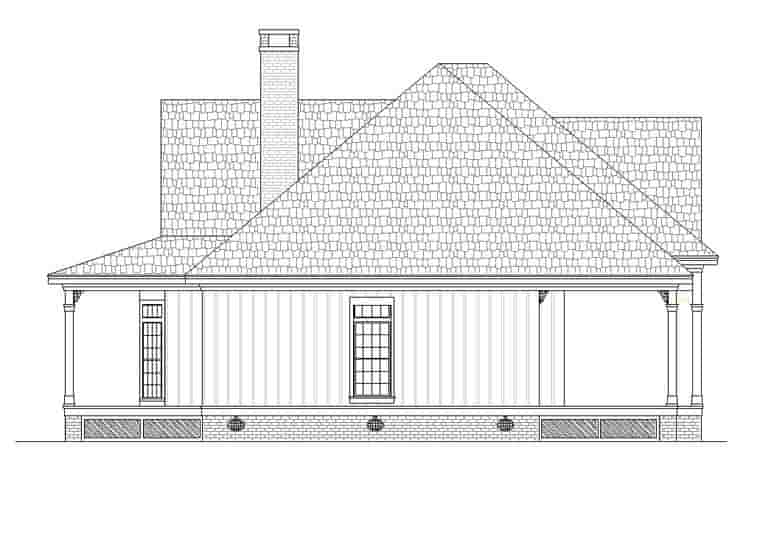 Cottage, Southern House Plan 65988 with 3 Beds, 3 Baths Picture 1