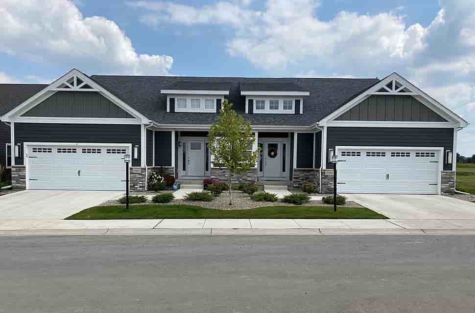 Craftsman Multi-Family Plan 66401 with 6 Beds, 6 Baths, 4 Car Garage Picture 4