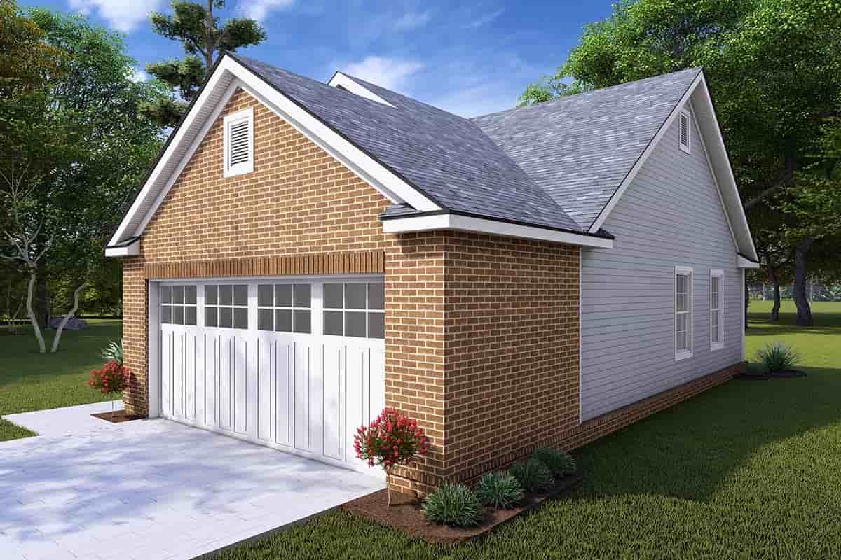 Traditional House Plan 66488 with 2 Beds, 2 Baths, 2 Car Garage Picture 1