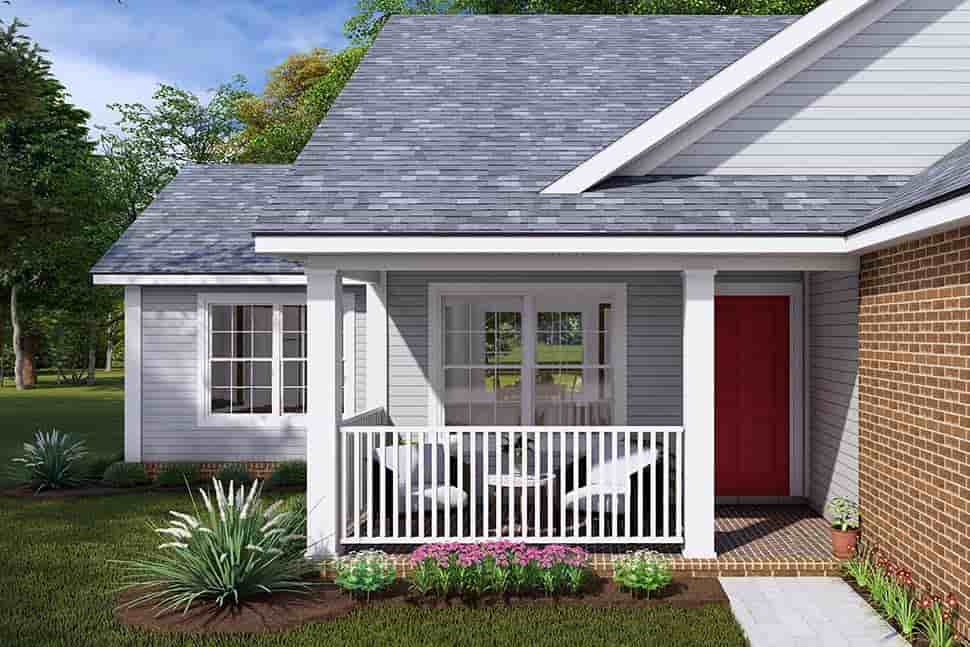 Traditional House Plan 66488 with 2 Beds, 2 Baths, 2 Car Garage Picture 3
