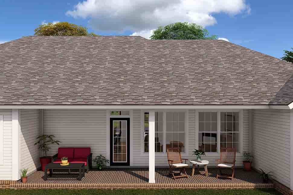Traditional House Plan 66552 with 3 Beds, 2 Baths, 2 Car Garage Picture 4