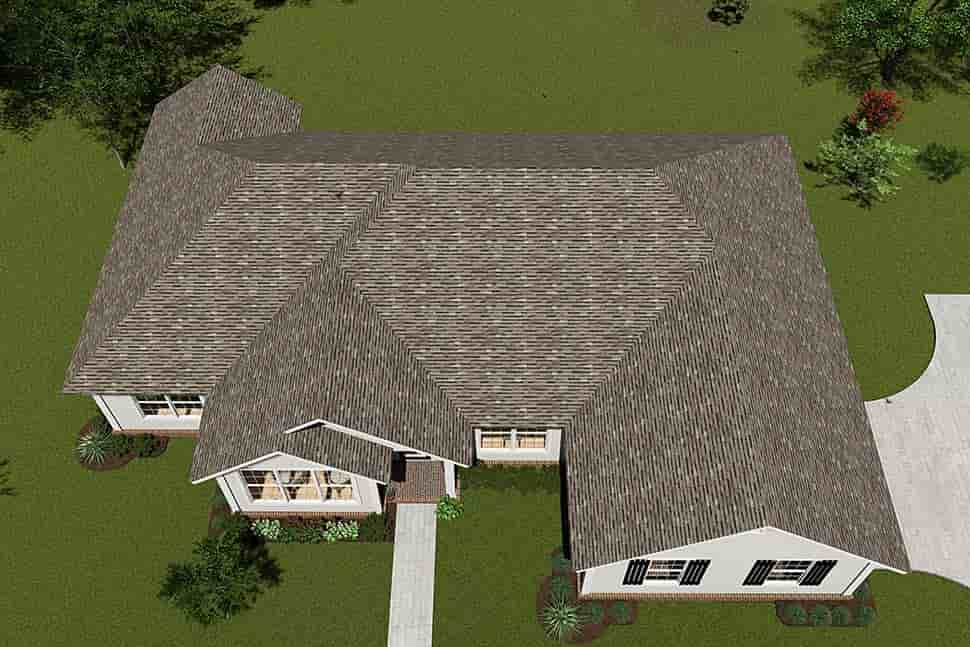 Traditional House Plan 66552 with 3 Beds, 2 Baths, 2 Car Garage Picture 6