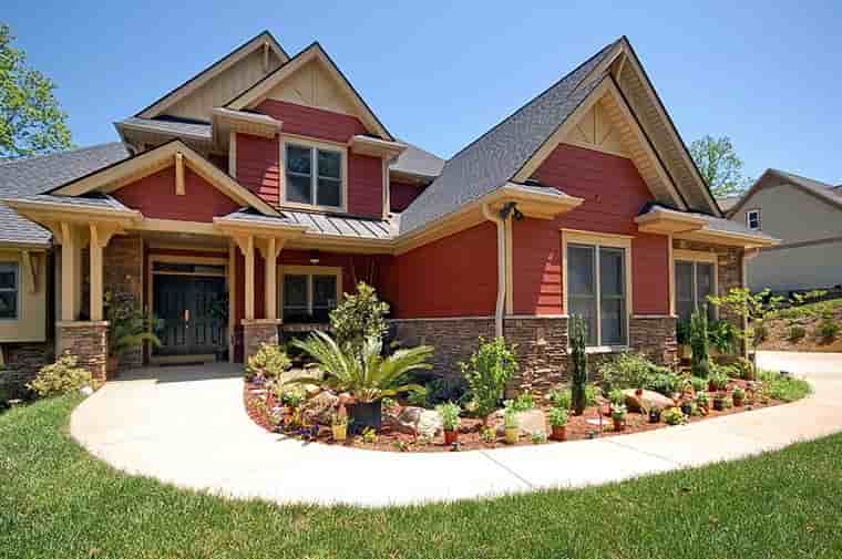 Country, European House Plan 66681 with 3 Beds, 3 Baths, 3 Car Garage Picture 1