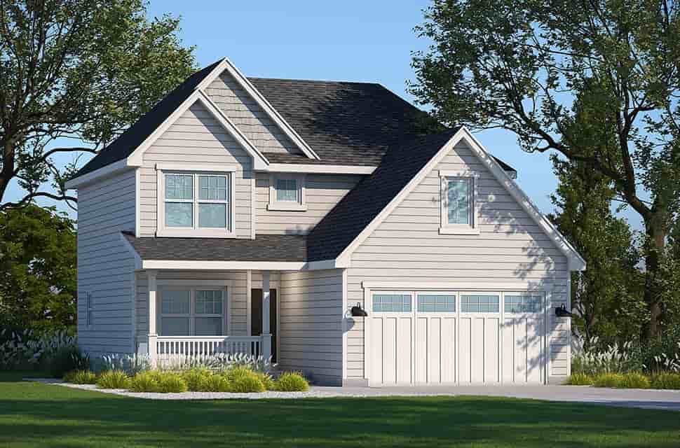 Country, Southern, Traditional House Plan 66760 with 3 Beds, 3 Baths, 2 Car Garage Picture 3