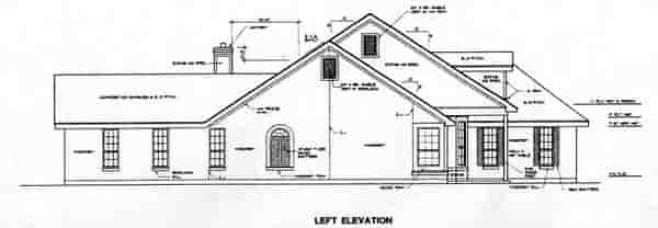 Traditional House Plan 67431 with 4 Beds, 4 Baths, 3 Car Garage Picture 1