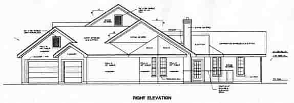 Traditional House Plan 67431 with 4 Beds, 4 Baths, 3 Car Garage Picture 2