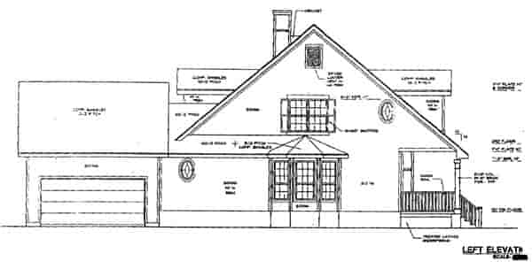 Traditional House Plan 67687 with 3 Beds, 3 Baths, 2 Car Garage Picture 1