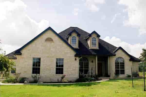 European, One-Story House Plan 67715 with 3 Beds, 3 Baths, 2 Car Garage Picture 1