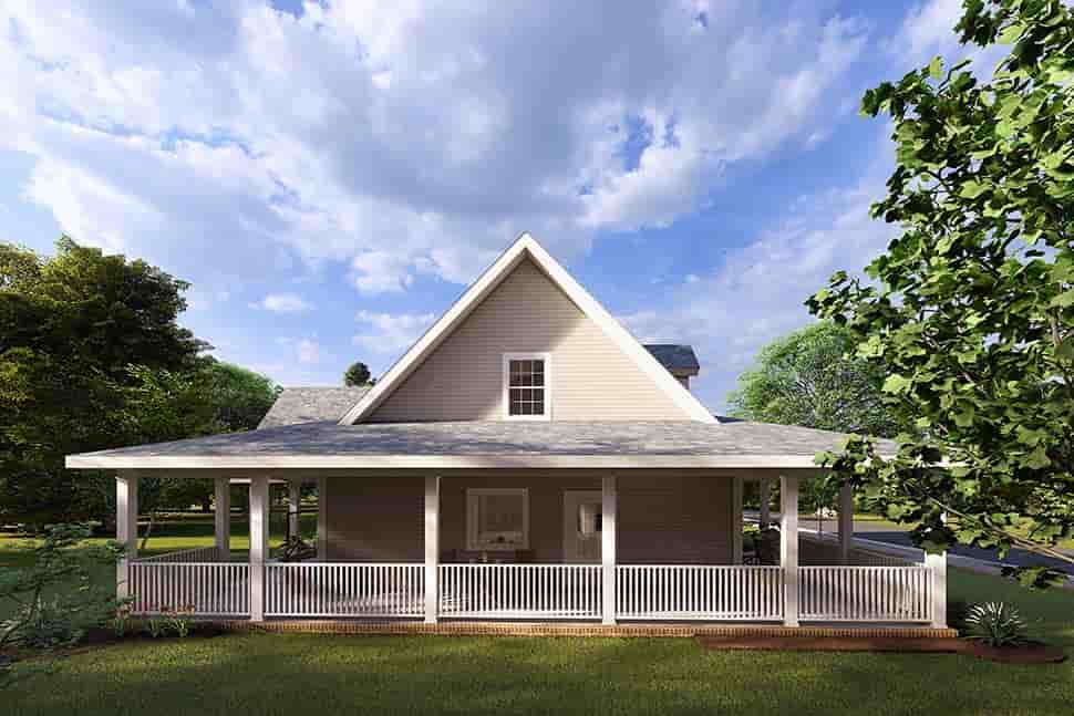 Country, Southern House Plan 68172 with 3 Beds, 3 Baths, 2 Car Garage Picture 4
