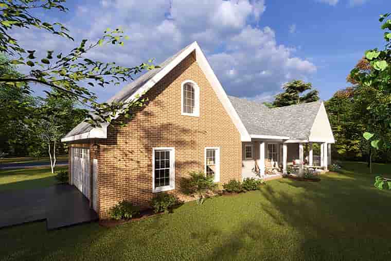 Country, Southern House Plan 68172 with 3 Beds, 3 Baths, 2 Car Garage Picture 5