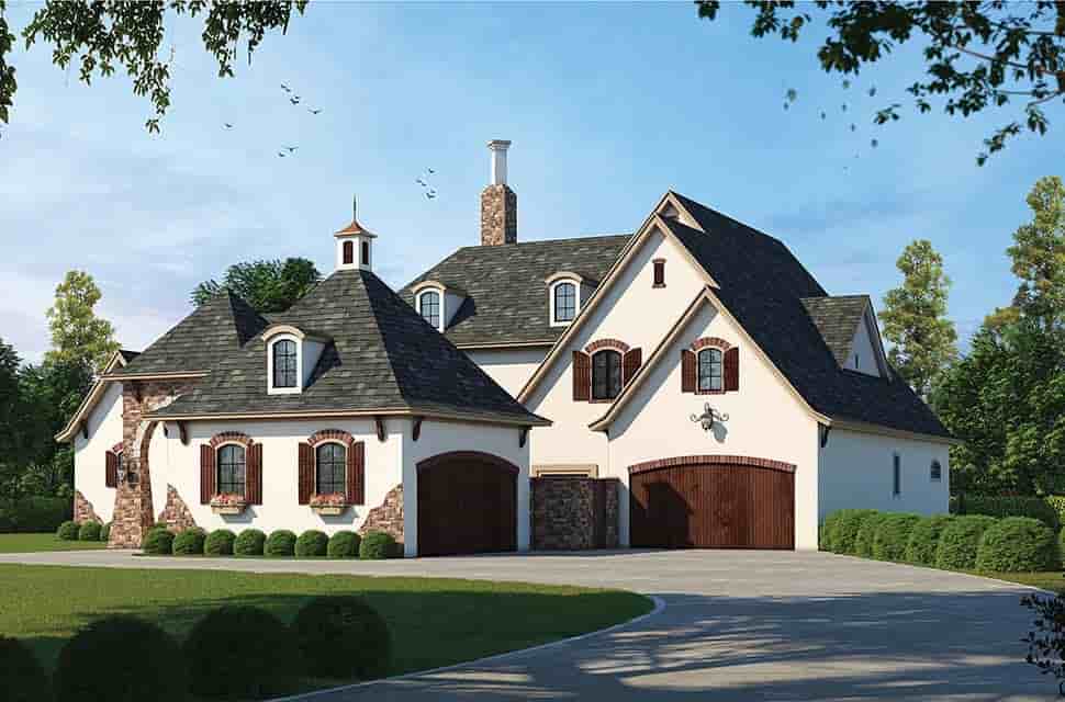 Southern House Plan 68359 with 4 Beds, 5 Baths, 4 Car Garage Picture 3