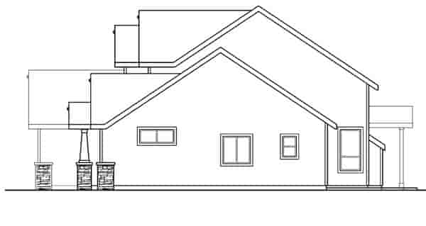 Craftsman House Plan 69625 with 4 Beds, 3 Baths, 2 Car Garage Picture 2