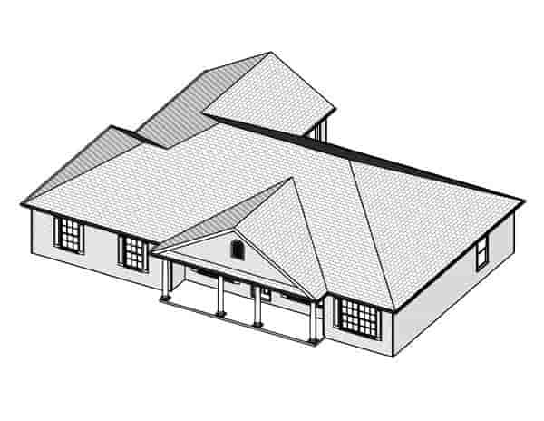 Traditional House Plan 70302 with 3 Beds, 2 Baths, 2 Car Garage Picture 1