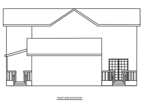 Country House Plan 70907 with 4 Beds, 2 Baths, 2 Car Garage Picture 2