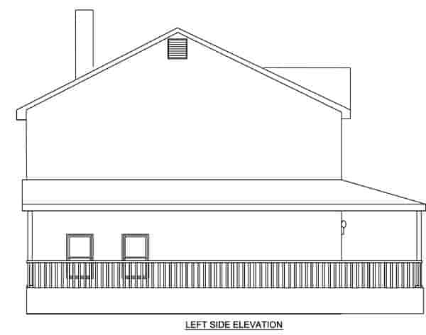 Country House Plan 70934 with 4 Beds, 3 Baths, 2 Car Garage Picture 1