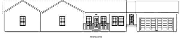 Traditional House Plan 70937 with 3 Beds, 4 Baths, 2 Car Garage Picture 3