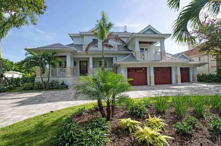 Florida House Plan 71520 with 4 Beds, 5 Baths, 3 Car Garage Picture 1