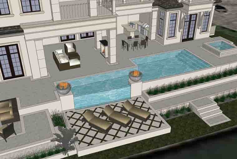 Florida, Mediterranean House Plan 71526 with 4 Beds, 7 Baths, 4 Car Garage Picture 1