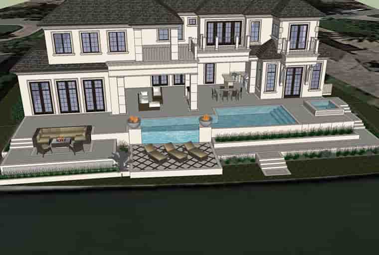 Florida, Mediterranean House Plan 71526 with 4 Beds, 7 Baths, 4 Car Garage Picture 2