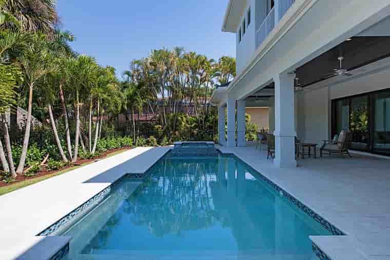 Coastal, Florida, Mediterranean House Plan 71552 with 4 Beds, 5 Baths, 3 Car Garage Picture 21