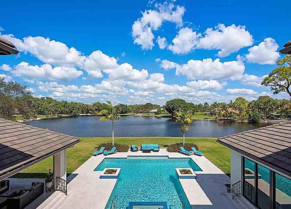 Coastal, Contemporary, Florida House Plan 71558 with 4 Beds, 5 Baths, 4 Car Garage Picture 16