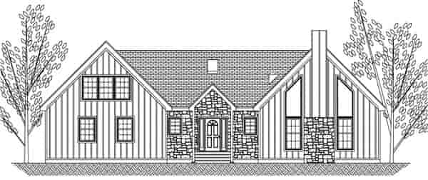 House Plan 71907 with 4 Beds, 3 Baths Picture 1