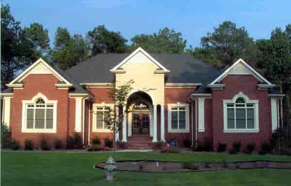 Colonial House Plan 72063 with 3 Beds, 4 Baths, 3 Car Garage Picture 4