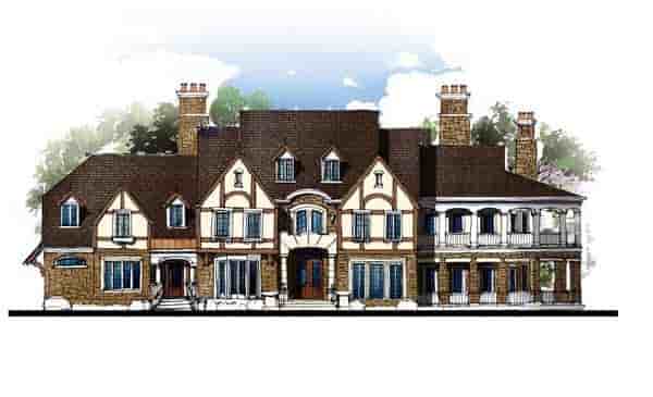 Colonial, Greek Revival House Plan 72127 with 4 Beds, 6 Baths, 3 Car Garage Picture 1
