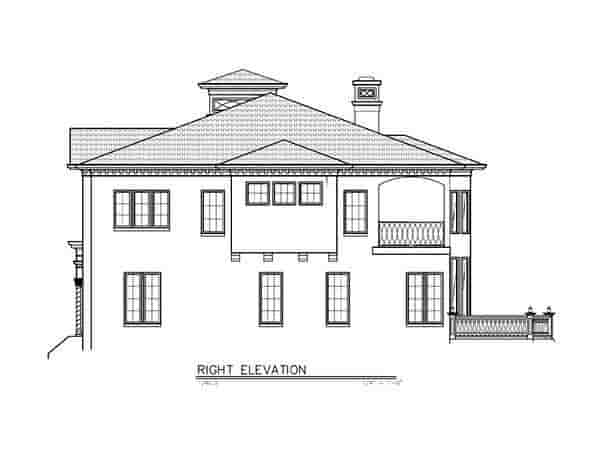 Greek Revival House Plan 72218 with 4 Beds, 4 Baths, 3 Car Garage Picture 2