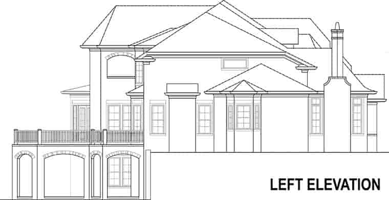 European, French Country House Plan 72230 with 4 Beds, 5 Baths, 3 Car Garage Picture 1