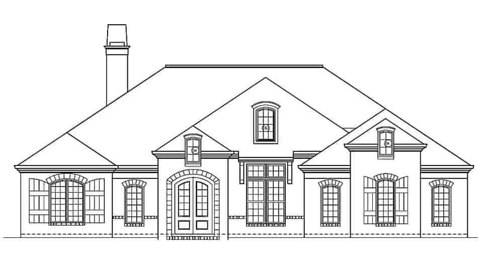Contemporary, European House Plan 72251 with 3 Beds, 4 Baths, 2 Car Garage Picture 3
