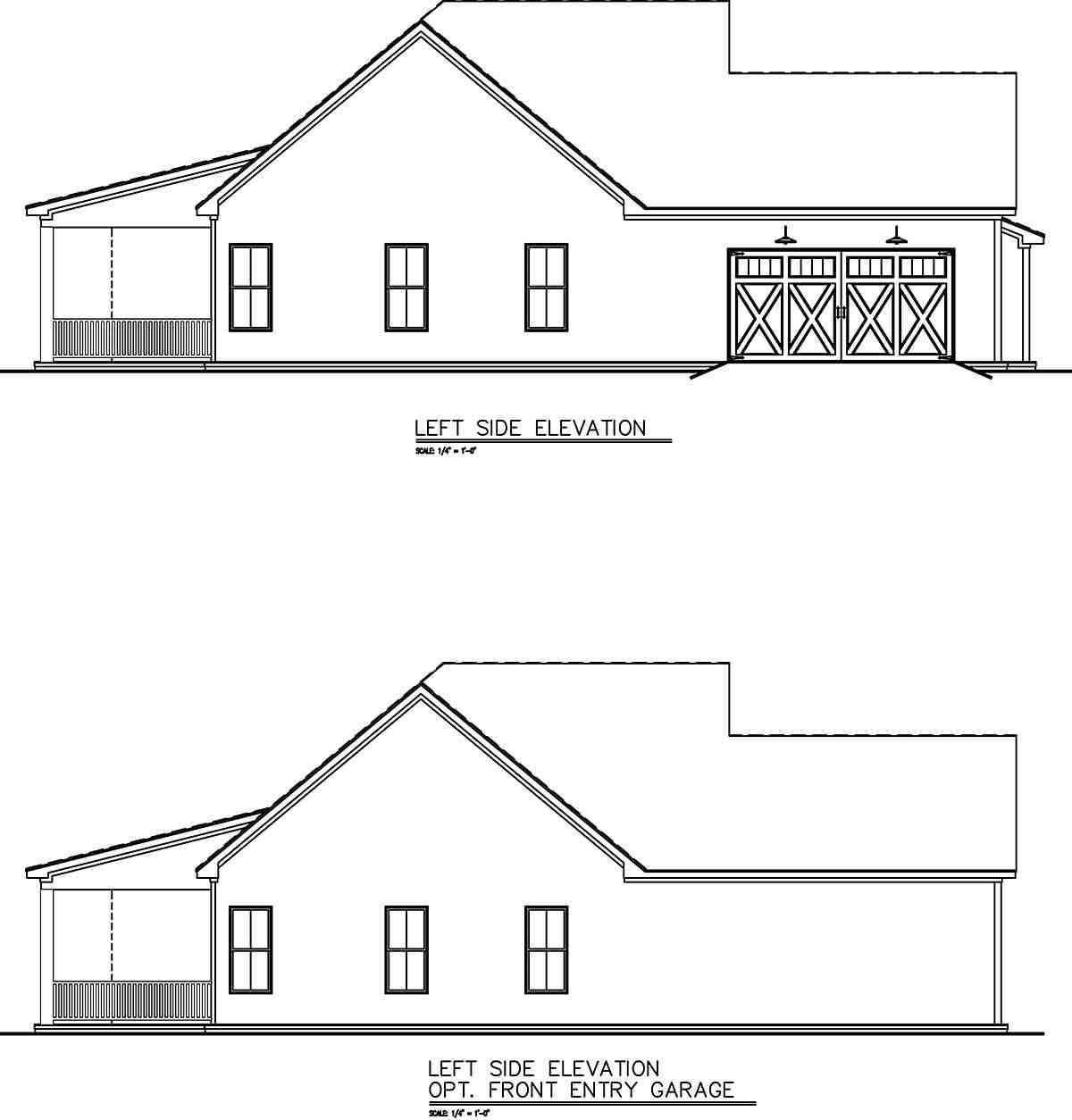 Country, Farmhouse, Ranch, Traditional House Plan 72254 with 3 Beds, 2 Baths, 2 Car Garage Picture 2