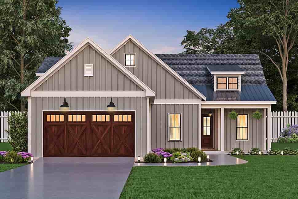Country, Farmhouse, Ranch, Traditional House Plan 72254 with 3 Beds, 2 Baths, 2 Car Garage Picture 8