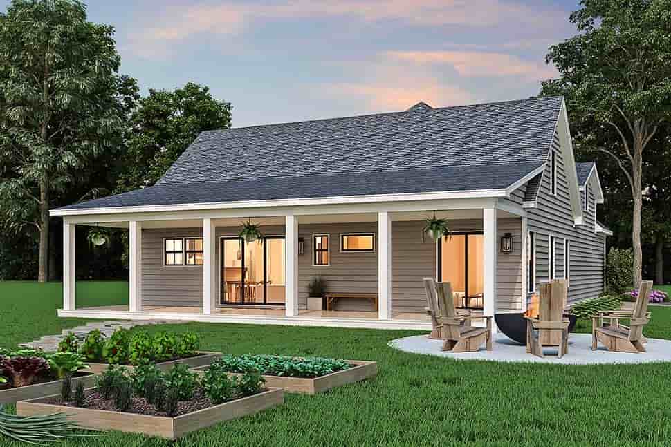Country, Farmhouse, Ranch, Traditional House Plan 72254 with 3 Beds, 2 Baths, 2 Car Garage Picture 9